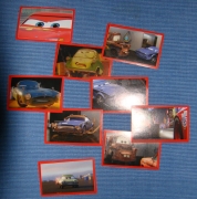 10x Cars 2 Sticker fürs Panini Album