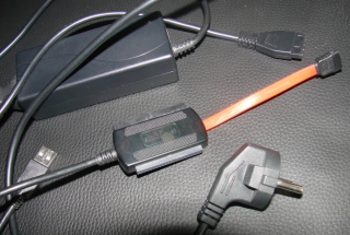 Originalbild zum Tauschartikel Adapter SATA IDE auf USB - HDD überspiel