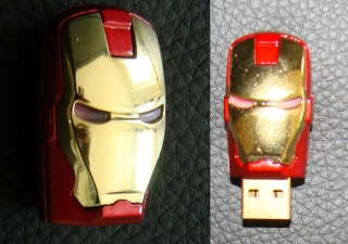 Originalbild zum Tauschartikel Iron Man Marvel USB-Stick mit 512 GB
